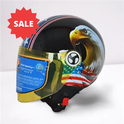 Motorcycle Open Face Helmet